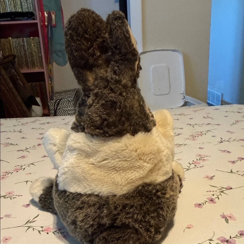 Folkmanis hand puppet Plush Bunny Small Pet Toy - Cream and Brown